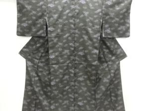 菊模様小紋着物